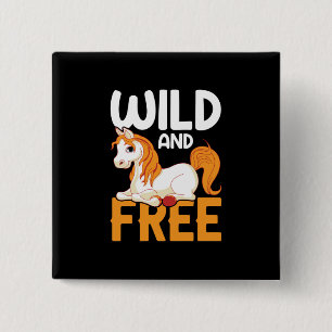 Badge Carré 5 Cm Poison d'Equestrian Wild and Free
