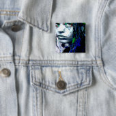 Badge Carré 5 Cm polarité : kerica (En situation)