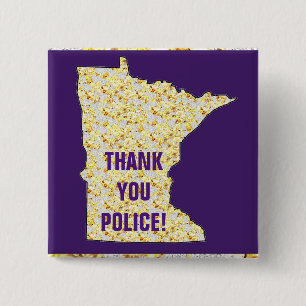 BADGE CARRÉ 5 CM POLICE MERCI !