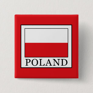 Badge Carré 5 Cm Pologne