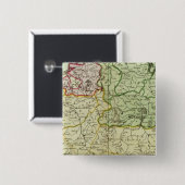 Badge Carré 5 Cm Pologne et Lituanie (Devant & derrière)