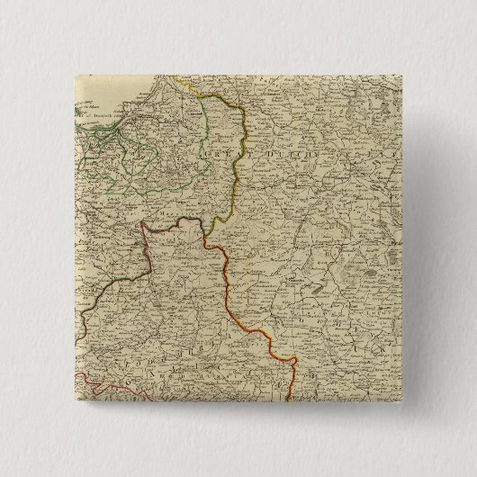 Badge Carré 5 Cm Pologne, Prusse 3 (Devant)