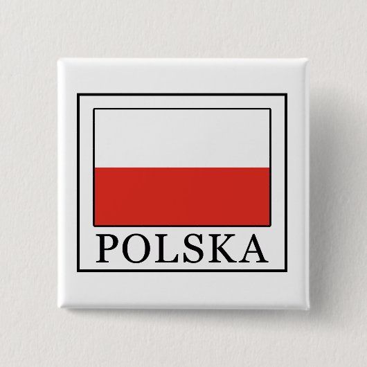 Badge Carré 5 Cm Polska (Devant)