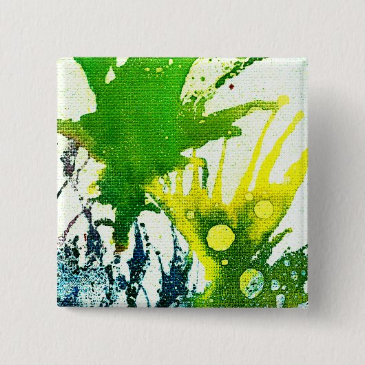 Badge Carré 5 Cm Polychromoptique #2B par Michael Moffa (Devant)