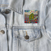 Badge Carré 5 Cm Polyphilos 12 (En situation)