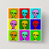 Badge Carré 5 Cm Pop multiversal (Devant)