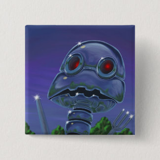 Badge Carré 5 Cm Portez le bouton Homme savoureux