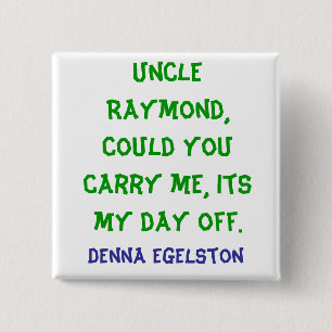 Badge Carré 5 Cm Portez-moi