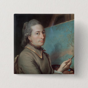 Badge Carré 5 Cm Portrait de Claude Dupin