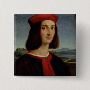 Badge Carré 5 Cm Portrait de jeune Pietro Bembo, 1504-6