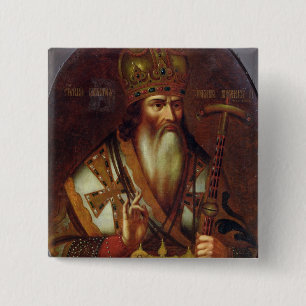 Badge Carré 5 Cm Portrait de Joachim, patriarche de Moscou