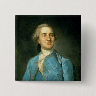 Badge Carré 5 Cm Portrait de Louis XVI 1775