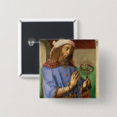 Badge Carré 5 Cm Portrait de Ptolémée, c.1475 (Devant & derrière)