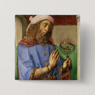 Badge Carré 5 Cm Portrait de Ptolémée, c.1475