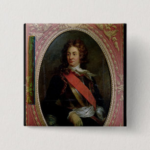 Badge Carré 5 Cm Portrait de Rene Duguay-Trouin 1736