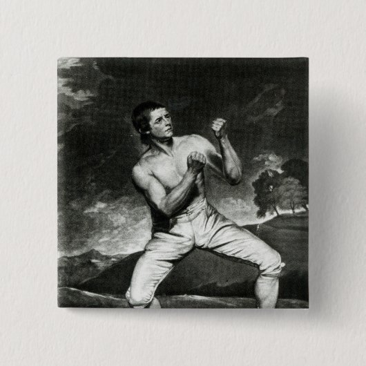 Badge Carré 5 Cm Portrait de Richard Humphreys (Devant)