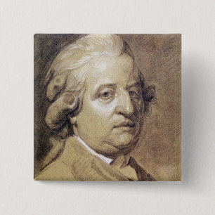 Badge Carré 5 Cm Portrait de roi de Louis XVI de la France