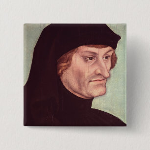 Badge Carré 5 Cm Portrait de Rudolf Agricola