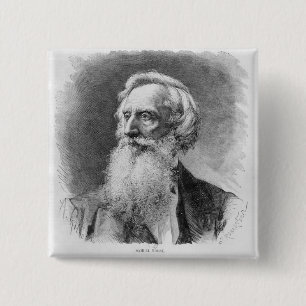 Badge Carré 5 Cm Portrait de Samuel Morse