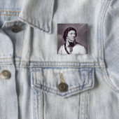 Badge Carré 5 Cm Portrait de Tadeusz Kosciuszko (En situation)