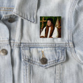 Badge Carré 5 Cm Portrait de William Warham (En situation)