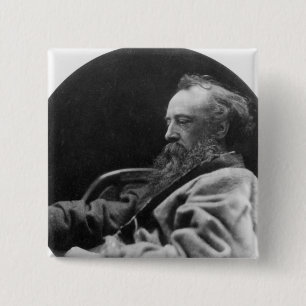 Badge Carré 5 Cm Portrait des watts de George Frederick