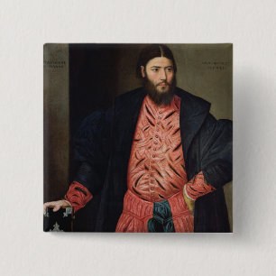 Badge Carré 5 Cm Portrait d'Ottavio Grimani