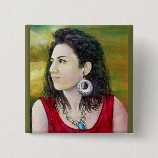 BADGE CARRÉ 5 CM PORTRAIT DU BULGAN (Devant)