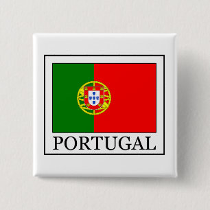 Badge Carré 5 Cm Portugal button