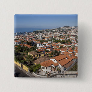 Badge Carré 5 Cm Portugal, île de Madère, Funchal. Câble