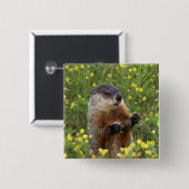 Badge Carré 5 Cm Pose de porc (Devant & derrière)