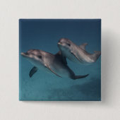 Badge Carré 5 Cm Pose espiègle (Devant)