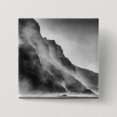 Badge Carré 5 Cm Poser sur les rochers (Devant)