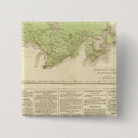 Badge Carré 5 Cm Possession anglaise (Devant)