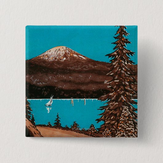 Badge Carré 5 Cm Poster publicitaire Spokane #2Spokane, WA (Devant)