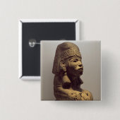 Badge Carré 5 Cm Pot sous forme de chiffre d'agenouillement, (Devant & derrière)