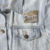 Badge Carré 5 Cm Potatoes de creusement, 1905 (En situation)