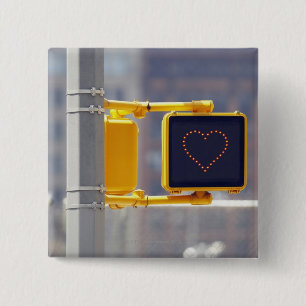 Badge Carré 5 Cm Poteau de signalisation