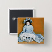 Badge Carré 5 Cm Poupée (Devant & derrière)