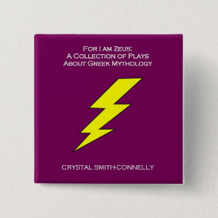 Badge Carré 5 Cm Pour moi suis bouton de Zeus