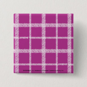 Badge Carré 5 Cm Pourpre de plaid