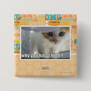 Badge Carré 5 Cm Pourquoi a-t-vous une peau ?