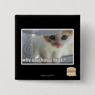 Badge Carré 5 Cm Pourquoi a-t-vous une peau ?