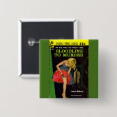 Badge Carré 5 Cm Pousse de pâte de mortier (Devant & derrière)