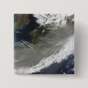 Badge Carré 5 Cm Poussière au Japon