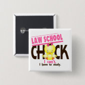 Badge Carré 5 Cm Poussin 1 d'école de droit (Devant & derrière)