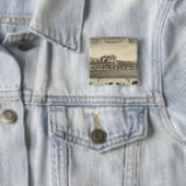 Badge Carré 5 Cm Prairie Lawn Farm (Nebraska) (En situation)