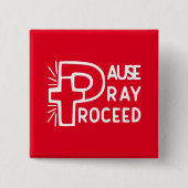 BADGE CARRÉ 5 CM PRATIQUE DE LA PAUSE (Devant)