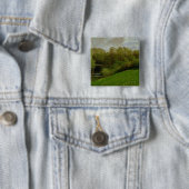 Badge Carré 5 Cm Pré et région boisée, 1895 (En situation)