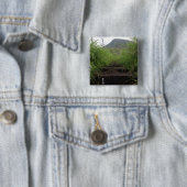 Badge Carré 5 Cm Première étape invitations randonneurs en haut Kok (En situation)